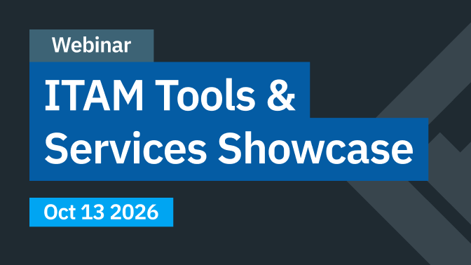 ITAM Tools & Services Showcase